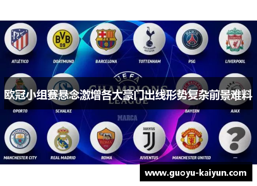 欧冠小组赛悬念激增各大豪门出线形势复杂前景难料