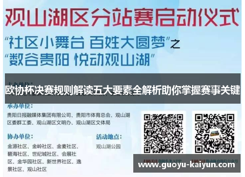 欧协杯决赛规则解读五大要素全解析助你掌握赛事关键