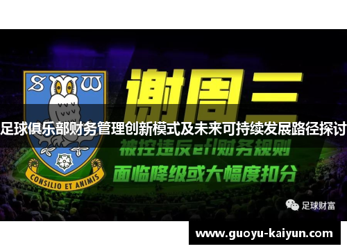足球俱乐部财务管理创新模式及未来可持续发展路径探讨